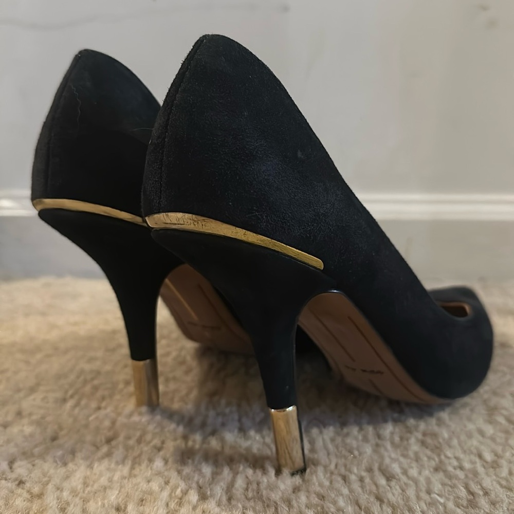 Dolce Vita Black Suede Heels
